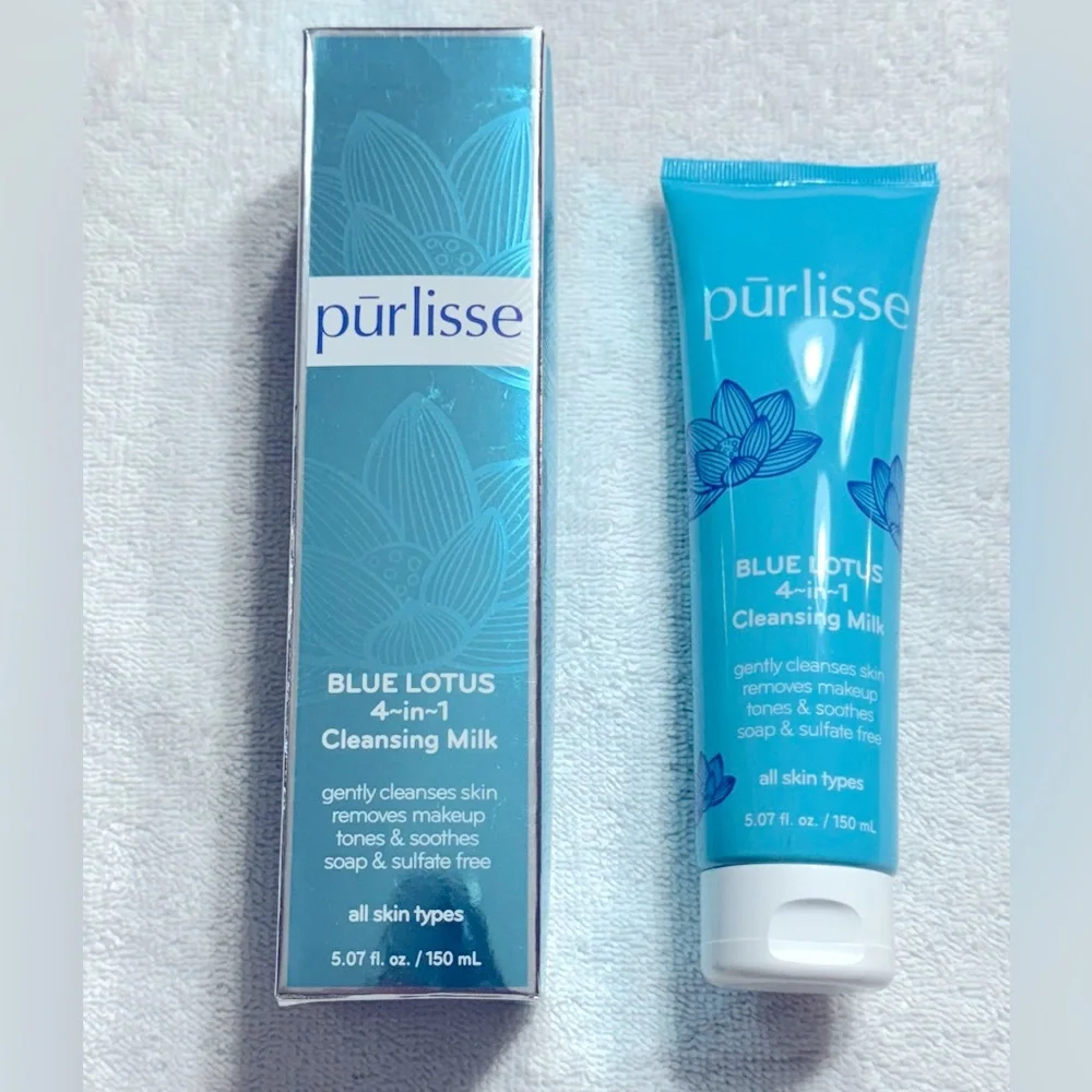 Purlisse BLUE LOTUS 4~IN~1 CLEANSING MILK 150ml BRAND NEW/SEALED